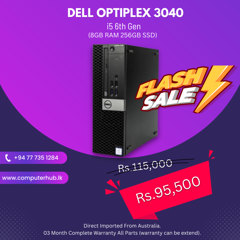 Dell Optiplex 3040 i5 6th Gen 8GB 500GB HDD Desktop Australian